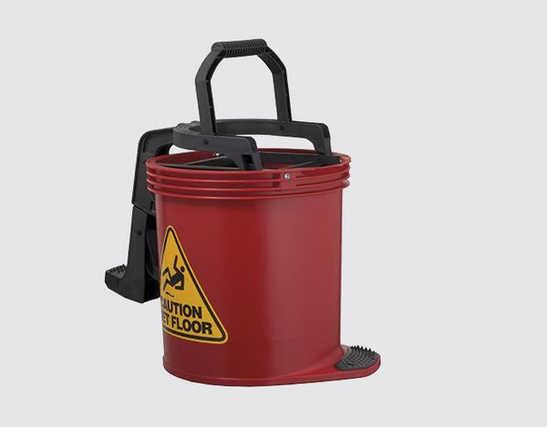 Oates Red Duraclean Wringer Bucket 15L