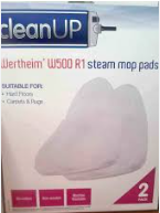 Wertheim W500 R1 Steam mop pads