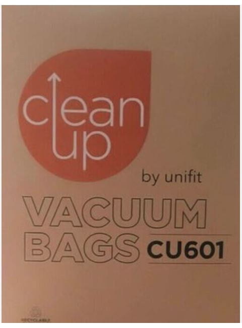 CU601 Vacuum Bags 5 Per pk