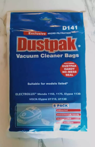 Dustpak D141 Vacuum bags 5 per pkt