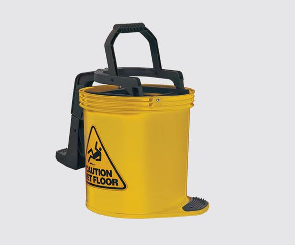 Oates Yellow Duraclean Wringer Bucket 15L