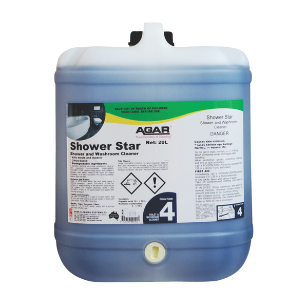 Shower Star Concentrate Washroom & Shower Cleaner 20L