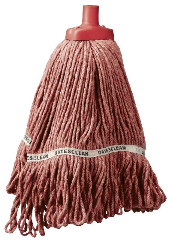 Oates DuraClean Hospital Round Mop Head 350g  Red